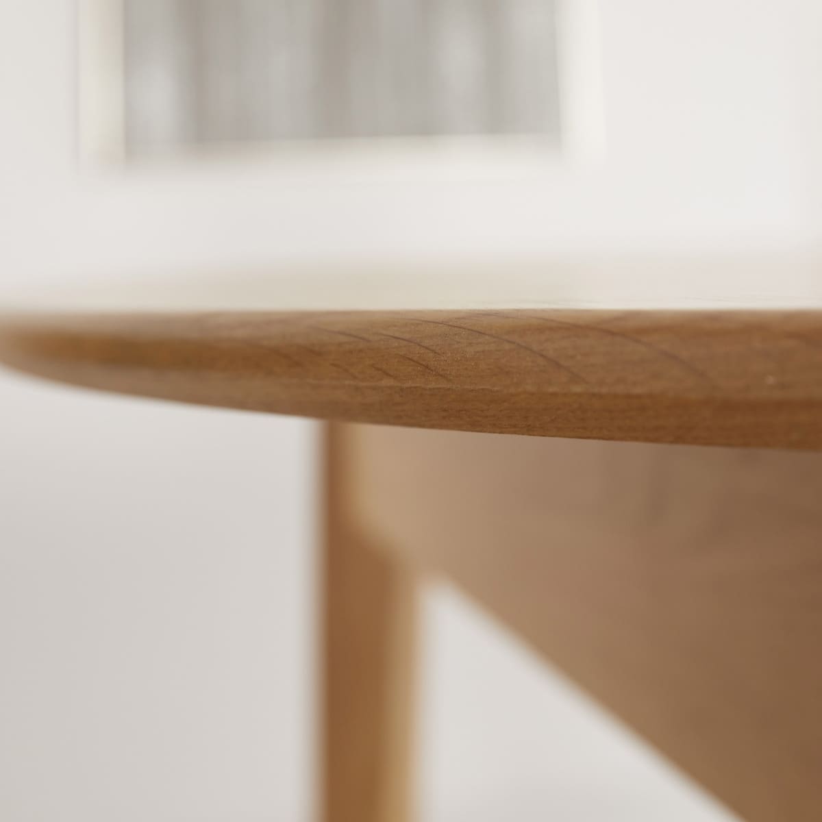 Wright Oak Round Extendable Dining Table