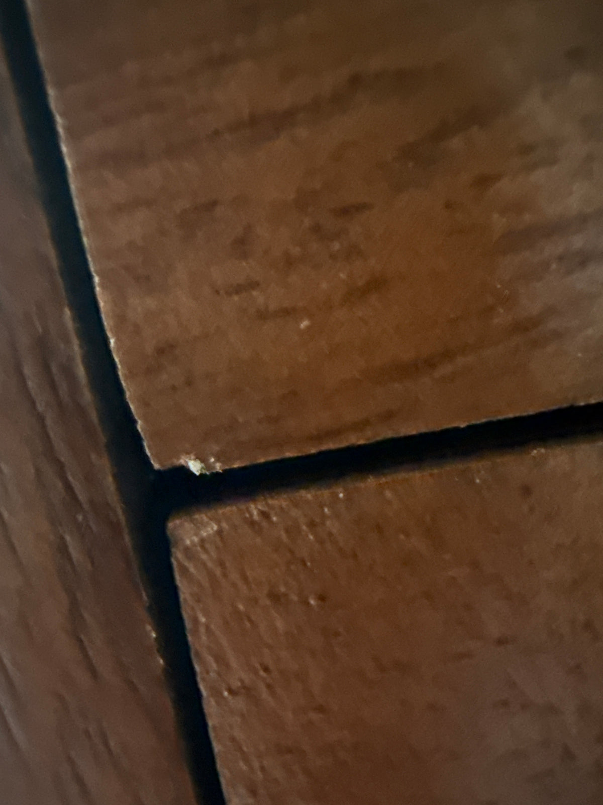 Scandinavian Dark Walnut Logan Narrow Bedside Table (Damaged)