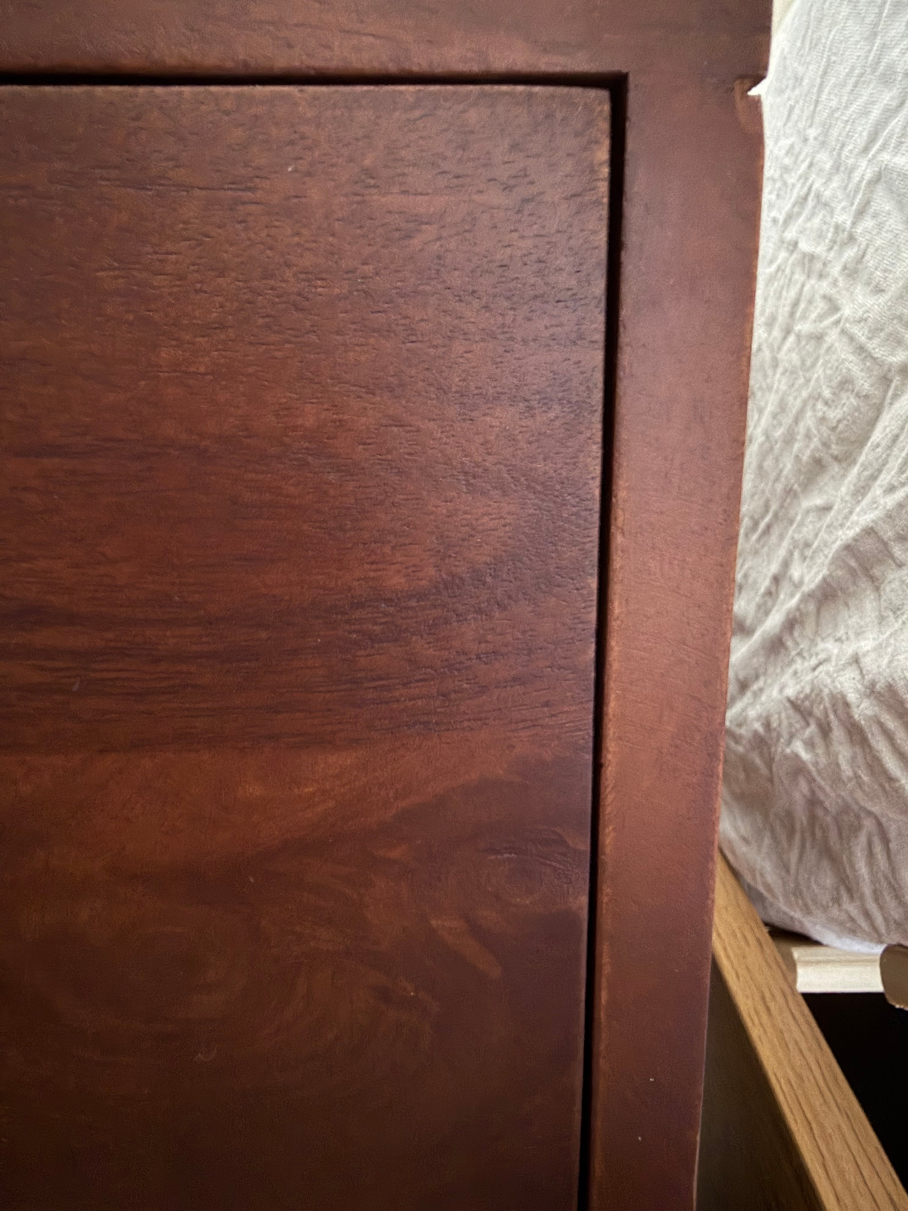 Scandinavian Walnut Oslo Bedside Table - Default Title (Damaged)