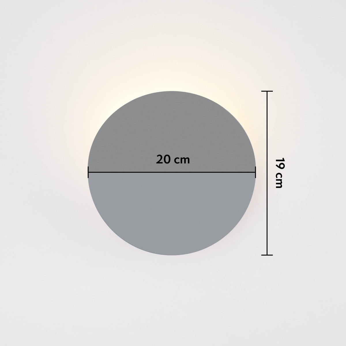 Matte Black Sculptural Indirect Wall Light